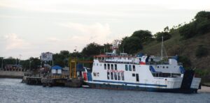 Poto Tano Harbour on the ferry route across Alas Strait from Kayangan