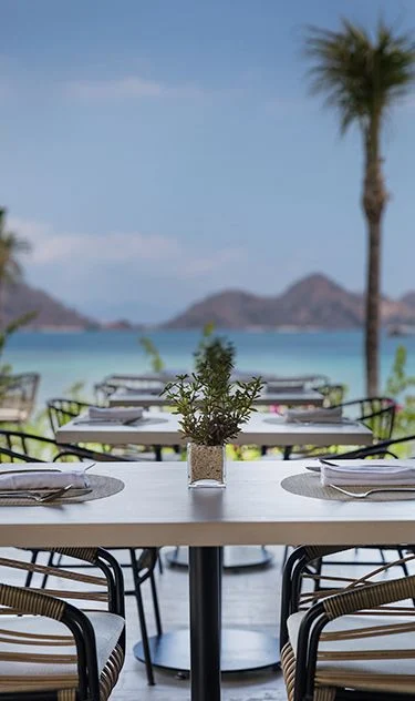 RINCA cover showing the restaurant setting in Labuan Bajo