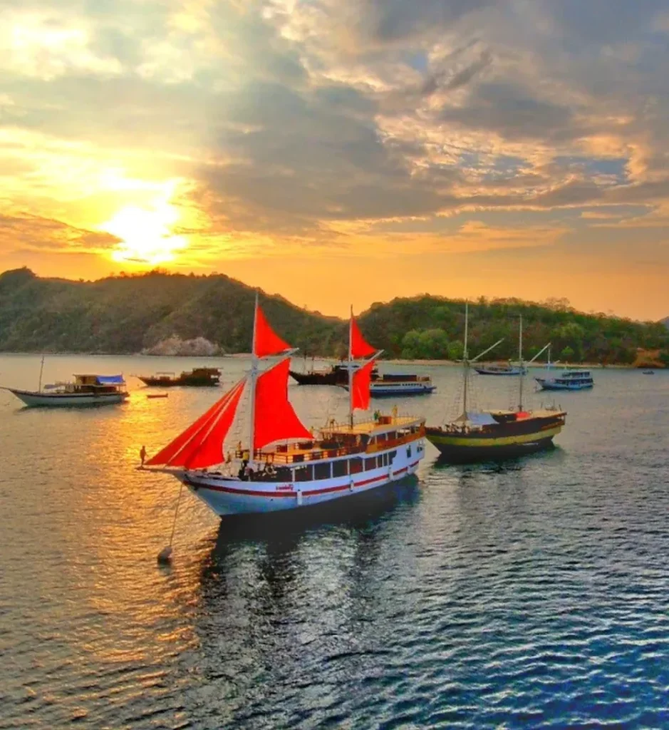Exterior view of Thalassa two in Komodo waters