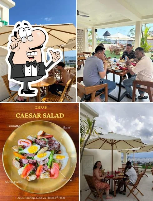 Zeus Rooftop Bistro cover showing the restaurant setting in Labuan Bajo